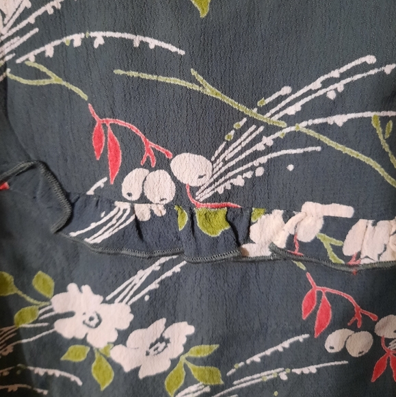 Vintage Floral Print Maxi Skirt - Picture 8 of 10